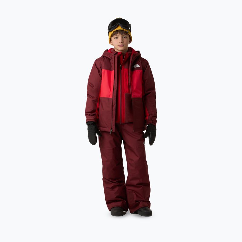 Spodnie narciarskie dziecięce The North Face Freedom Insulated sumac 2