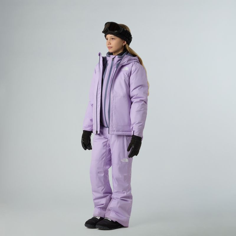 Kurtka narciarska dziecięca The North Face Freedom Insulated lite lilac 2