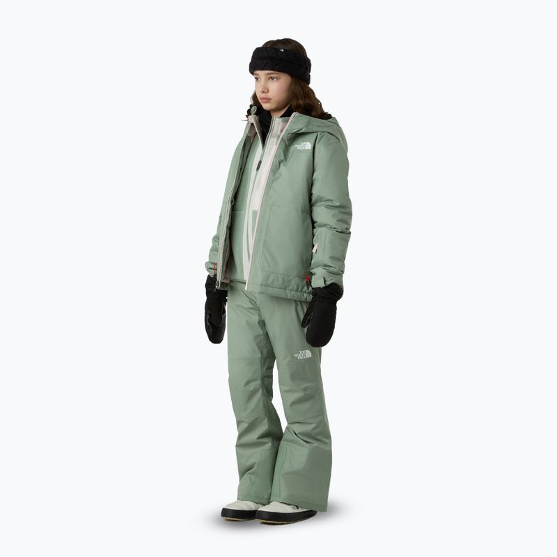 Spodnie narciarskie dziecięce The North Face Freedom Insulated slate moss 2