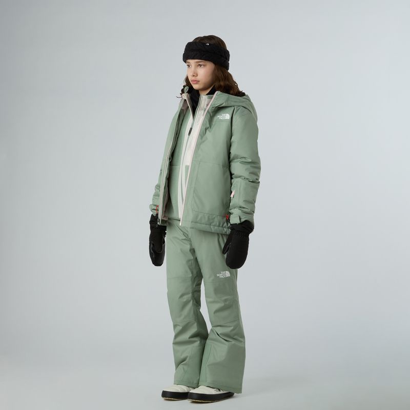 Bluza polarowa dziecięca The North Face Yumiori Full Zip slate moss/white dune 2