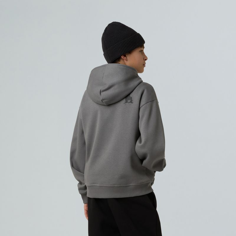 Bluza dziecięca The North Face Sports Oversized Hoodie Graphic smoked pearl 3