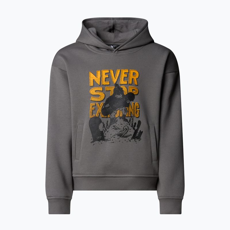 Bluza dziecięca The North Face Sports Oversized Hoodie Graphic smoked pearl 4