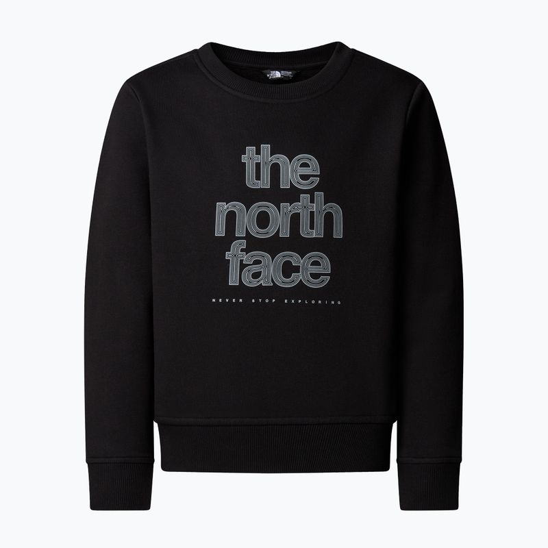 Bluza damska The North Face Reflective Logo Relaxed Crew black 4
