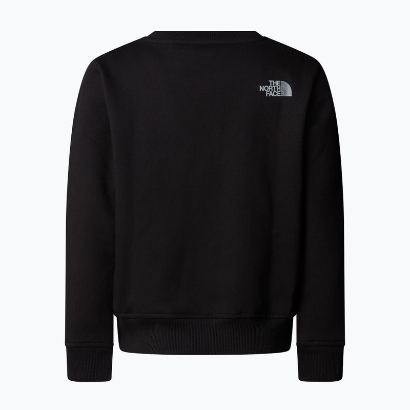 Bluza dziecięca The North Face Reflective Logo Relaxed Crew black 5