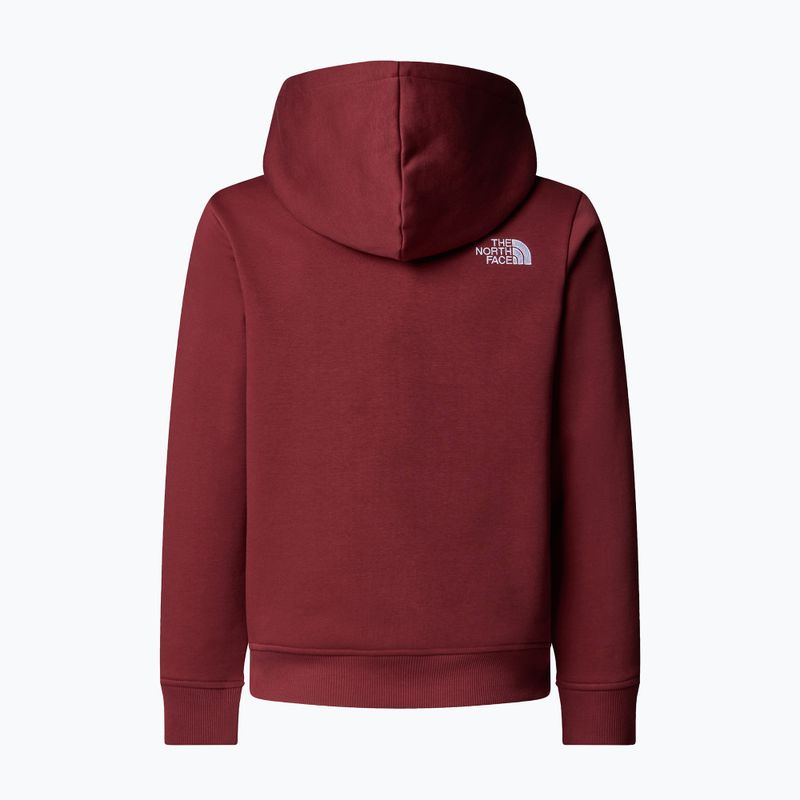 Bluza dziecięca The North Face Teen Drew Peak Pullover Hoodie sumac 2