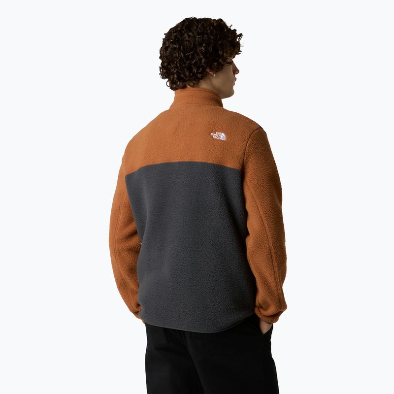 Bluza męska The North Face Yumiori 1/4 Zip asphaltgrey/burntumber/summitgold 3