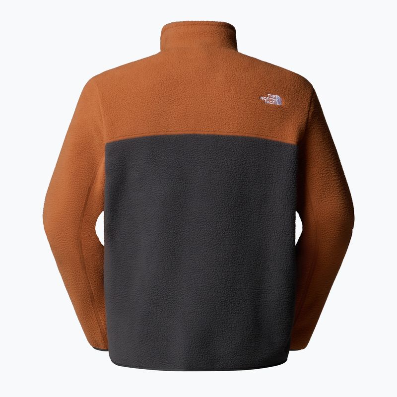 Bluza męska The North Face Yumiori 1/4 Zip asphaltgrey/burntumber/summitgold 5