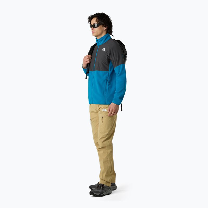 Bluza męska The North Face Glacier Heavyweight Full Zip dusk blue/asphalt grey 2