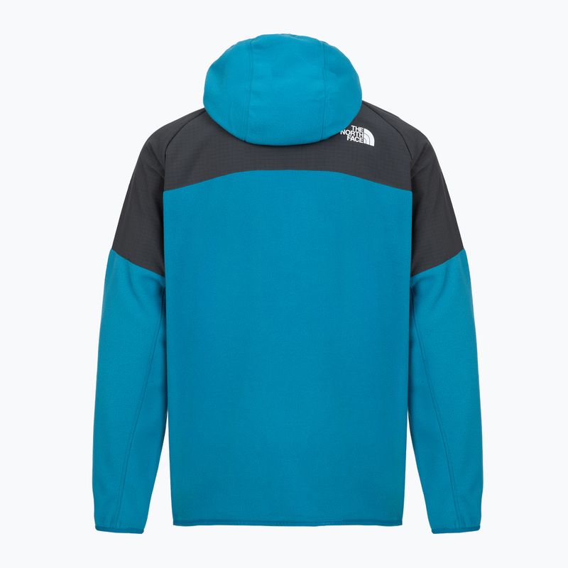 Bluza męska The North Face Glacier Heavyweight Full Zip HD dusk blue/asphalt grey 2