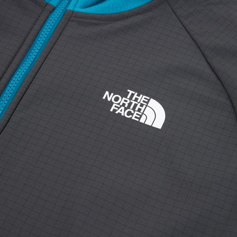 Bluza męska The North Face Glacier Heavyweight Full Zip HD dusk blue/asphalt grey 3