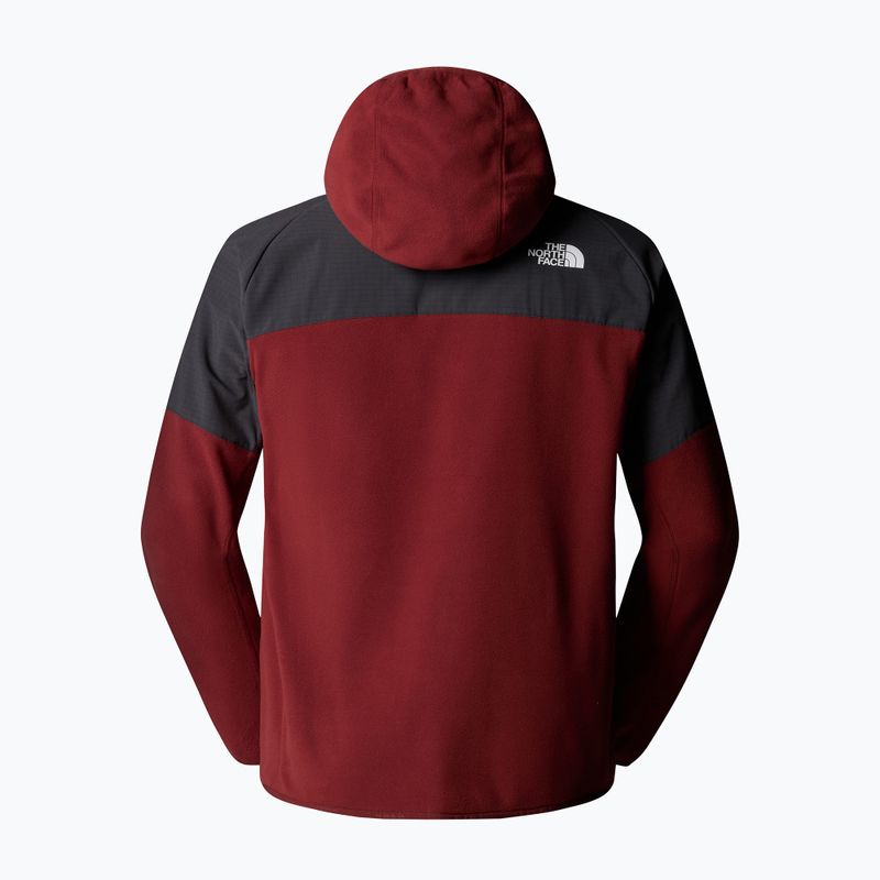 Bluza męska The North Face Glacier Heavyweight Full Zip HD sumac/asphalt grey 6