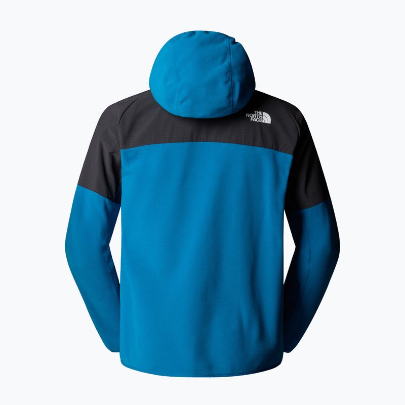 Bluza męska The North Face Glacier Heavyweight Full Zip HD dusk blue/asphalt grey 2