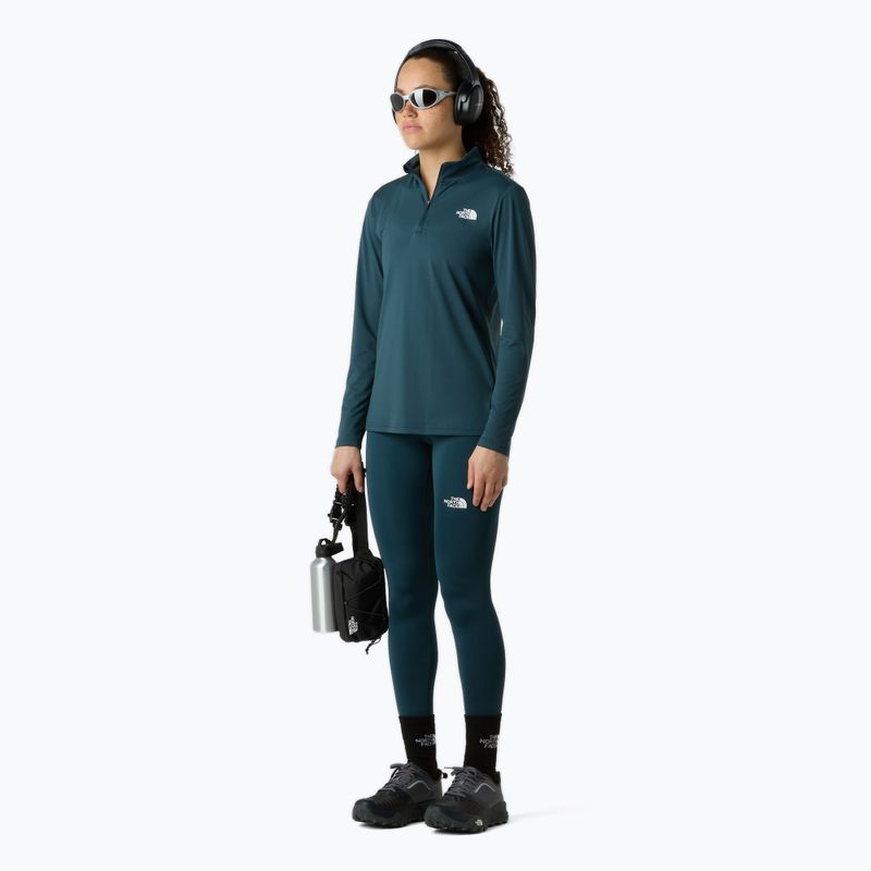 Bluza damska The North Face Flex 1/4 Zip Slim deep cypress 2