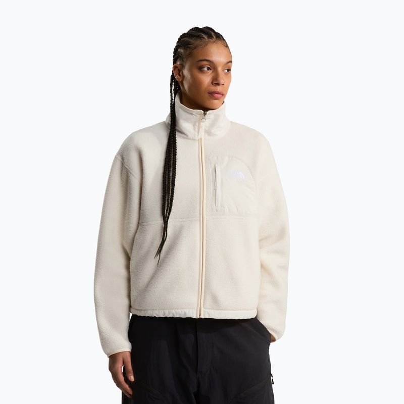 Bluza polarowa damska The North Face Yumiori Off Peak Full Zip white dune