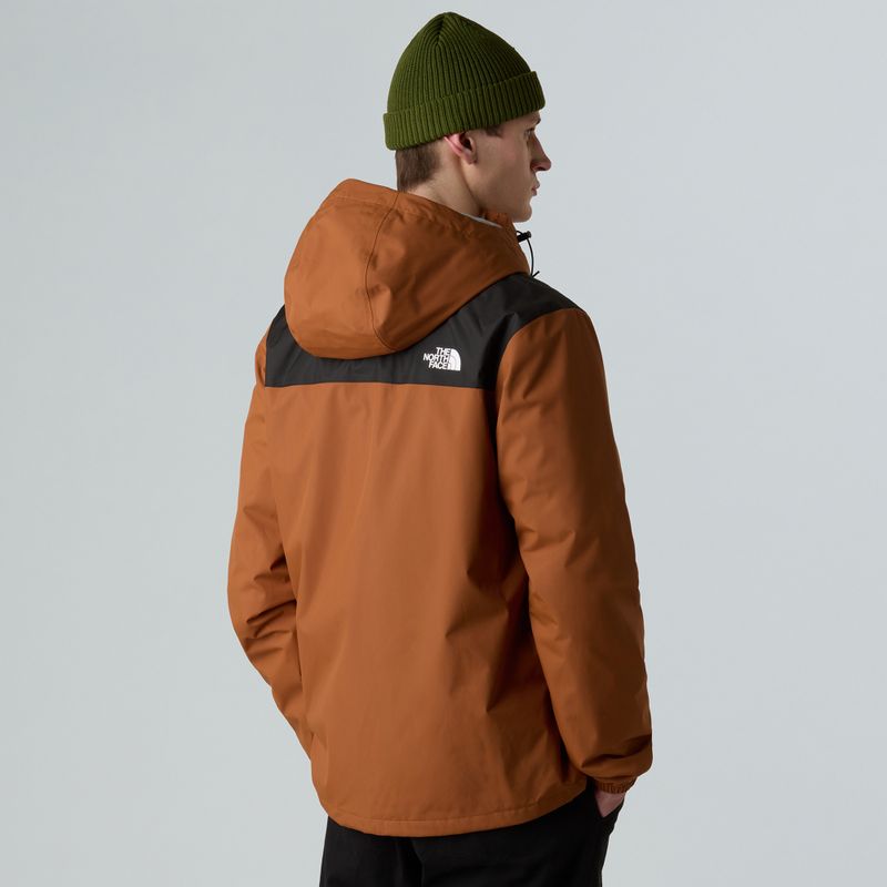 Kurtka przeciwdeszczowa męska The North Face Antora burnt umber/black 3