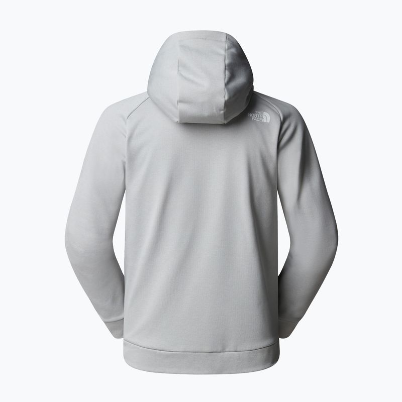 Bluza męska The North Face Reaxion Fleece Full Zip Hoodie high rise grey light heather 2