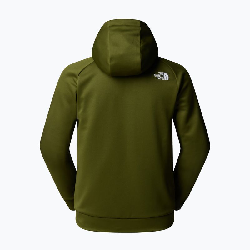 Bluza męska The North Face Reaxion Fleece Full Zip Hoodie woodland green/black 2