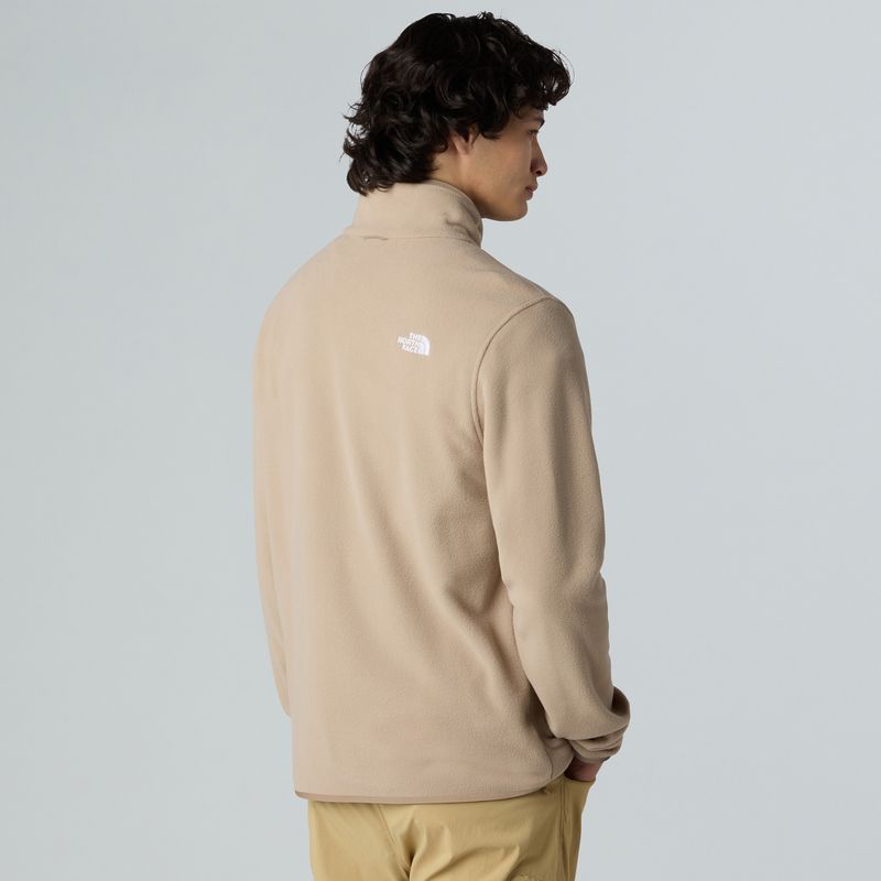 Bluza polarowa męska The North Face Glacier Fleece mushroom grey 3