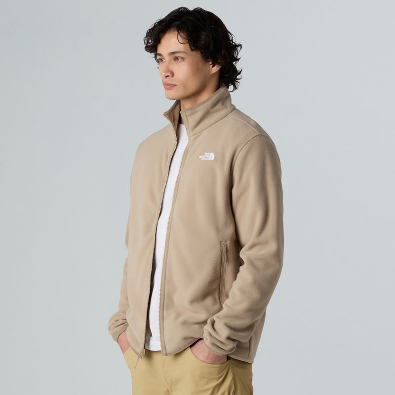 Bluza polarowa męska The North Face Glacier Fleece mushroom grey 4