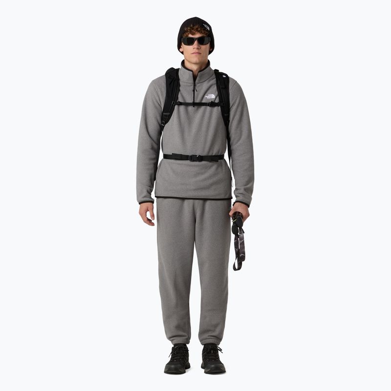 Spodnie męskie The North Face Glacier Fleece mid grey heather 2