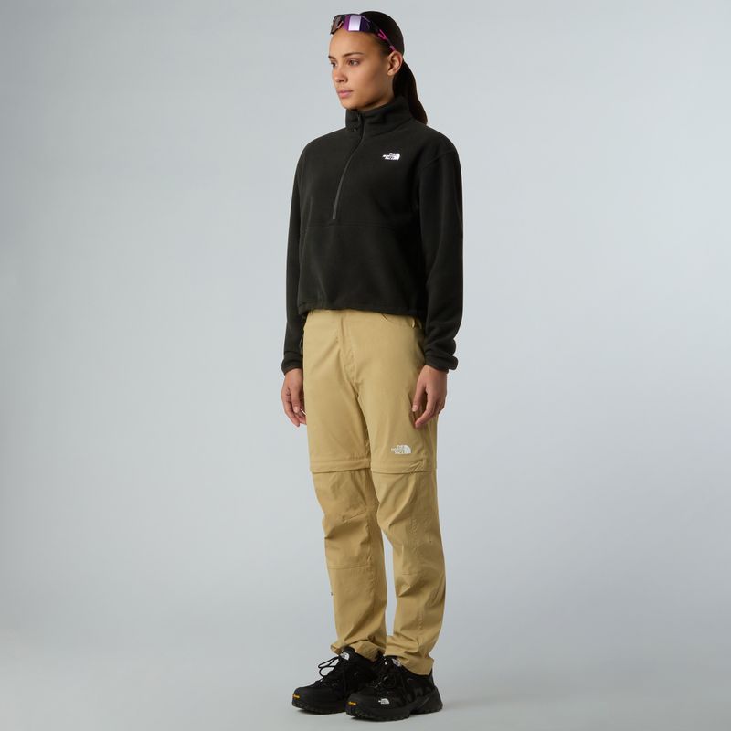 Bluza damska The North Face Glacier Fleece 1/2 Zip Short black 2