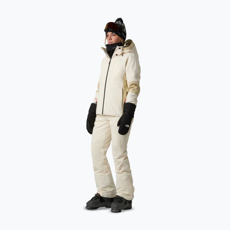 Spodnie narciarskie damskie The North Face Lenado Regular white dune 2