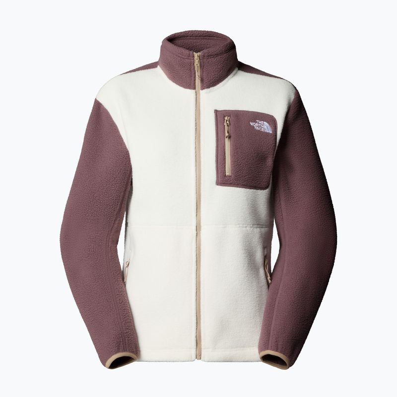 Bluza polarowa damska The North Face Yumiori Full Zip white dune/tawny quartz