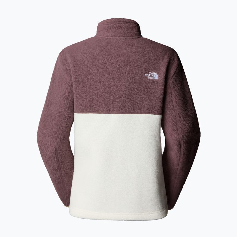 Bluza polarowa damska The North Face Yumiori Full Zip white dune/tawny quartz 2