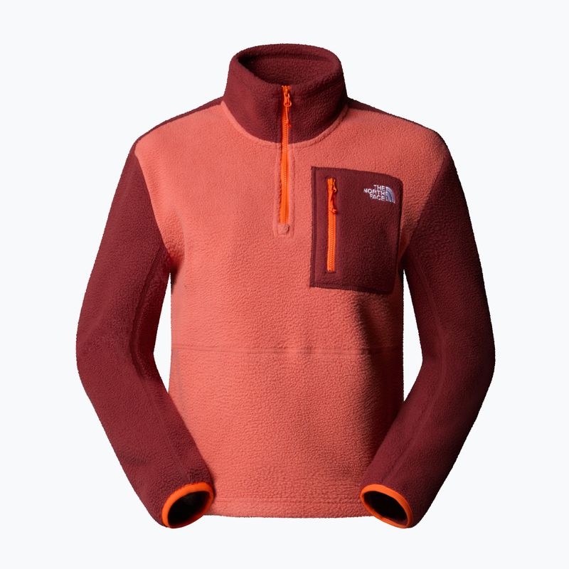 Bluza damska The North Face Yumiori 1/4 Zip mars dust/sumac/solar flare 4