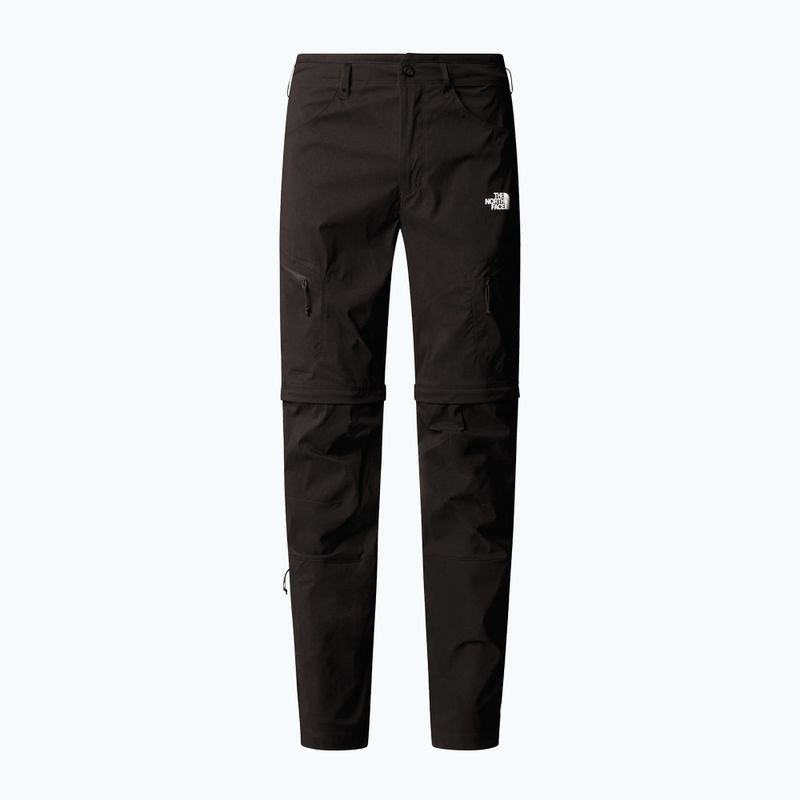 Spodnie trekkingowe męskie The North Face Exploration Regular Tapered Convertible tnf black 5