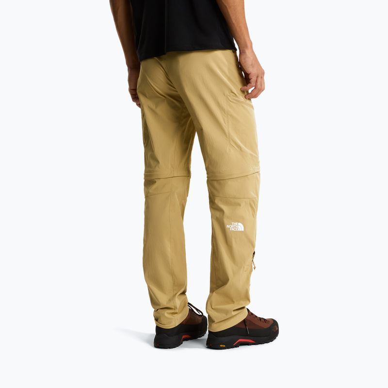 Spodnie trekkingowe męskie The North Face Exploration Regular Tapered Convertible khaki stone 3