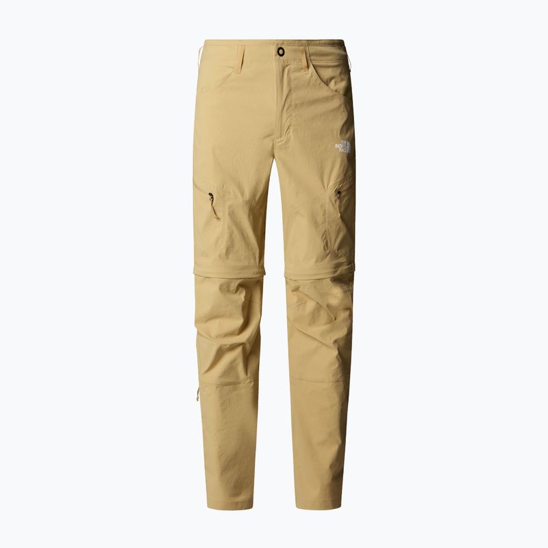 Spodnie trekkingowe męskie The North Face Exploration Regular Tapered Convertible khaki stone 4