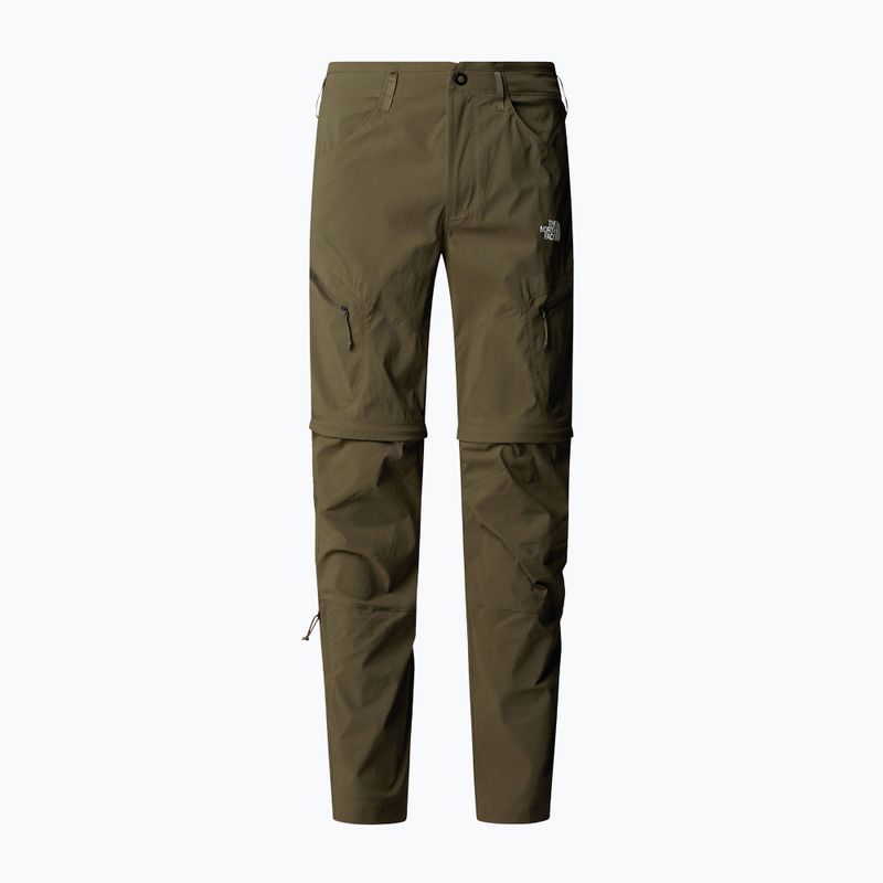 Spodnie trekkingowe męskie The North Face Exploration Regular Tapered Convertible taupe green 5
