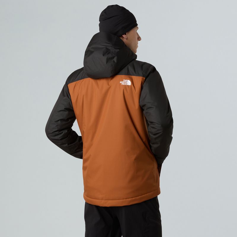 Kurtka ocieplana męska The North Face Millerton Insulated burnt umber/black 3