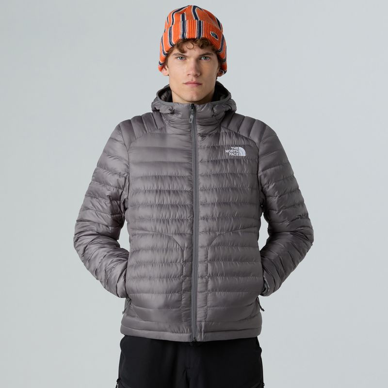 Kurtka  puchowa męska The North Face Huila Synthetic Hoodie smoked pearl