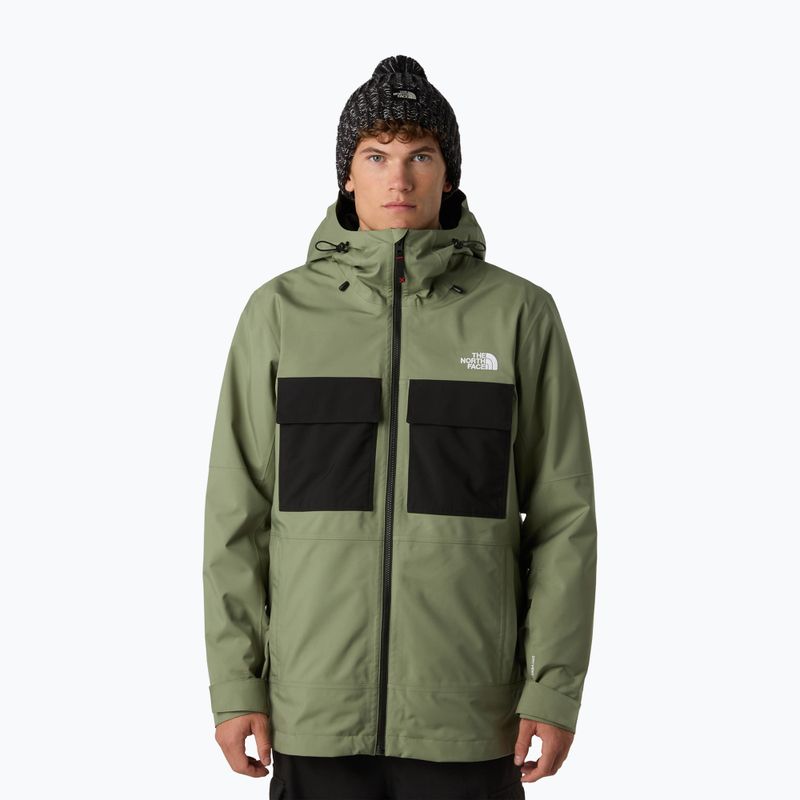 Kurtka snowboardowa męska The North Face Fourbarrel Triclimate bark mist/black 11