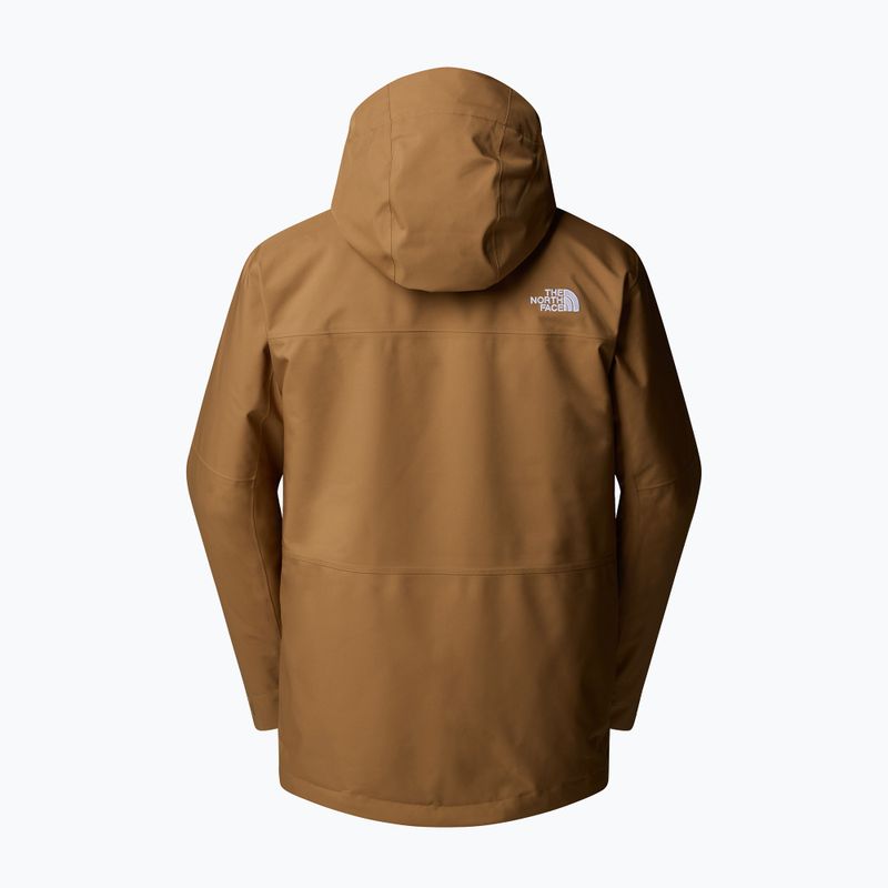 Kurtka snowboardowa męska The North Face Fourbarrel Triclimate utility brown/khaki 7