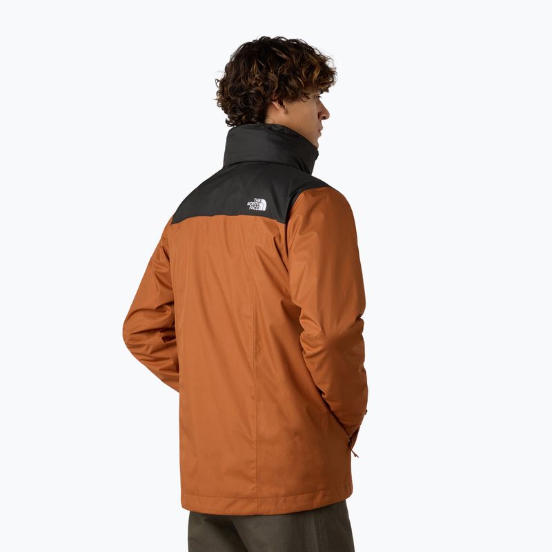 Kurtka 3w1 męska The North Face Evolve II Triclimate burnt umber/asphalt grey 2