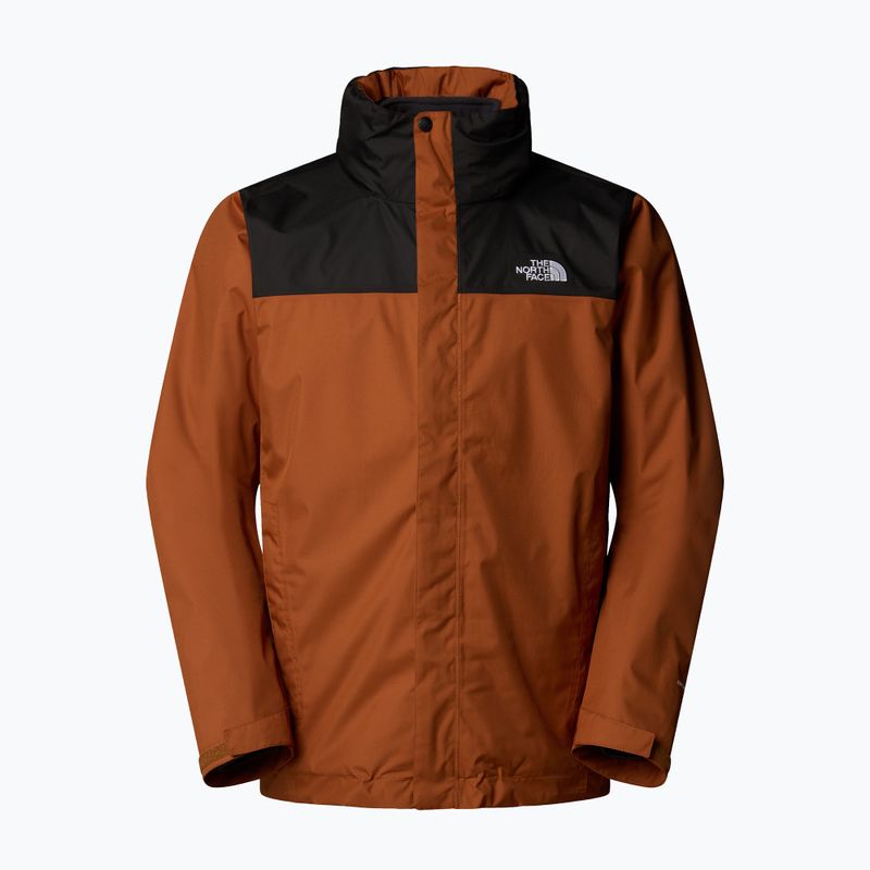 Kurtka 3w1 męska The North Face Evolve II Triclimate burnt umber/asphalt grey 6