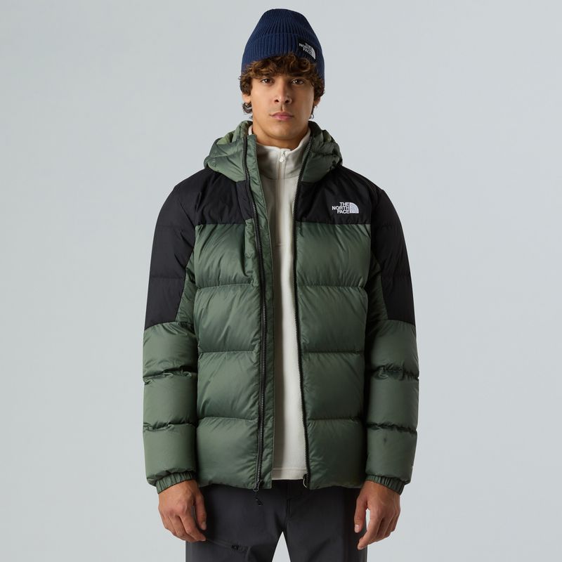 Kurtka puchowa męska The North Face Diablo Down 2.0 Hoodie bark mist/black heather 4