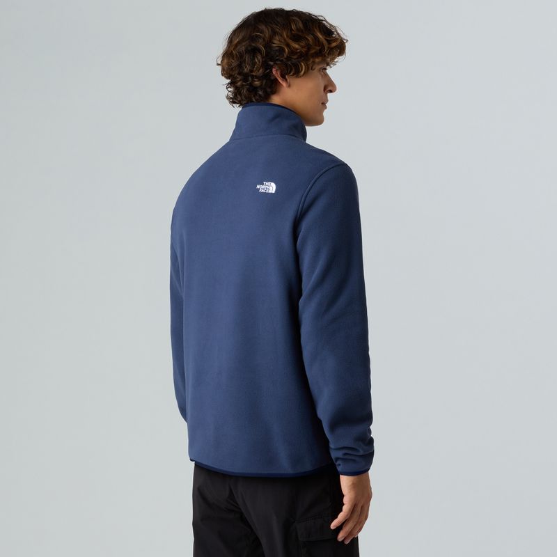 Bluza polarowa męska The North Face Glacier Fleece 1/4 Zip summit navy 3