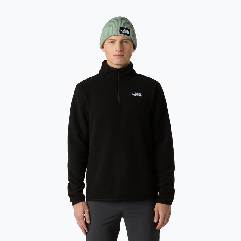 Bluza polarowa męska The North Face Glacier Fleece 1/4 Zip black 6