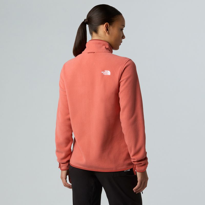 Bluza polarowa damska The North Face Glacier Fleece mars dust 3