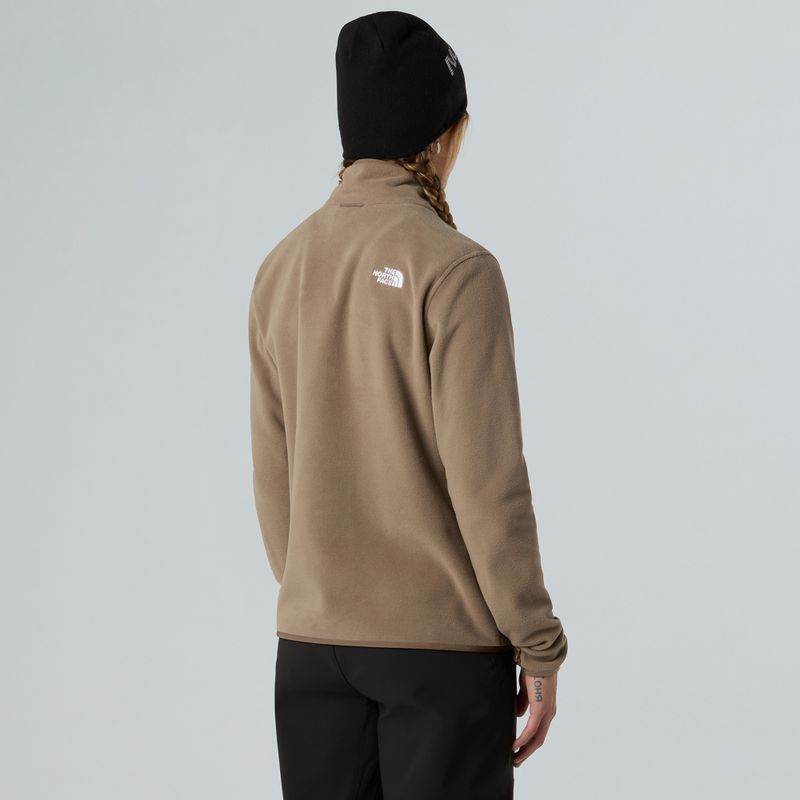 Bluza polarowa damska The North Face Glacier Fleece mocha brown 3