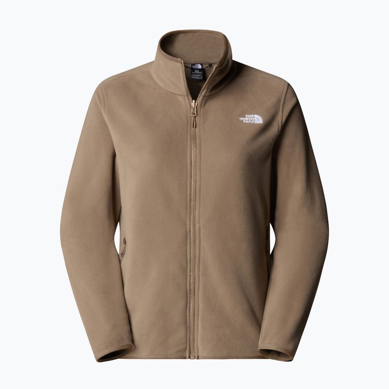 Bluza polarowa damska The North Face Glacier Fleece mocha brown 5