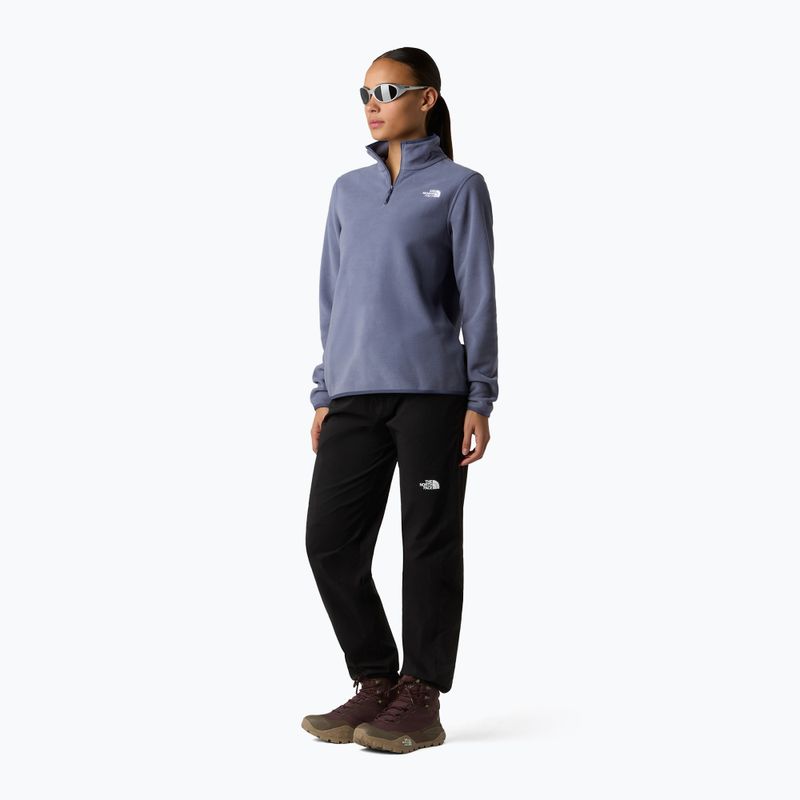 Bluza polarowa damska The North Face Glacier Fleece 1/4 Zip twilight galaxy 2