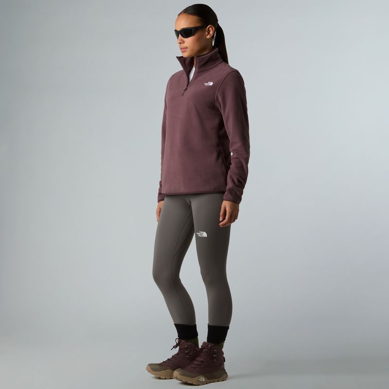 Bluza polarowa damska The North Face Glacier Fleece 1/4 Zip tawny quartz 2