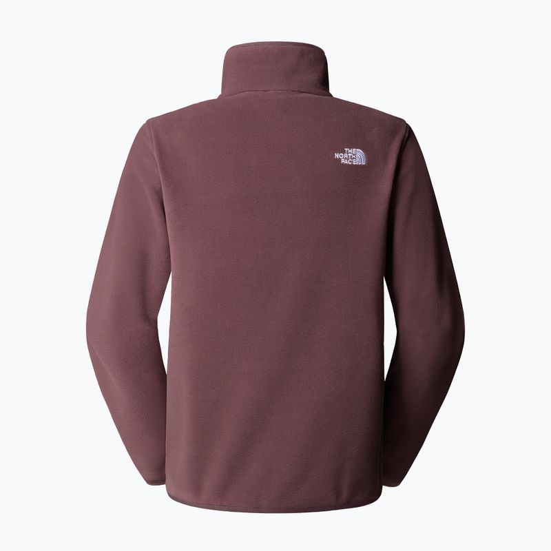 Bluza polarowa damska The North Face Glacier Fleece 1/4 Zip tawny quartz 5