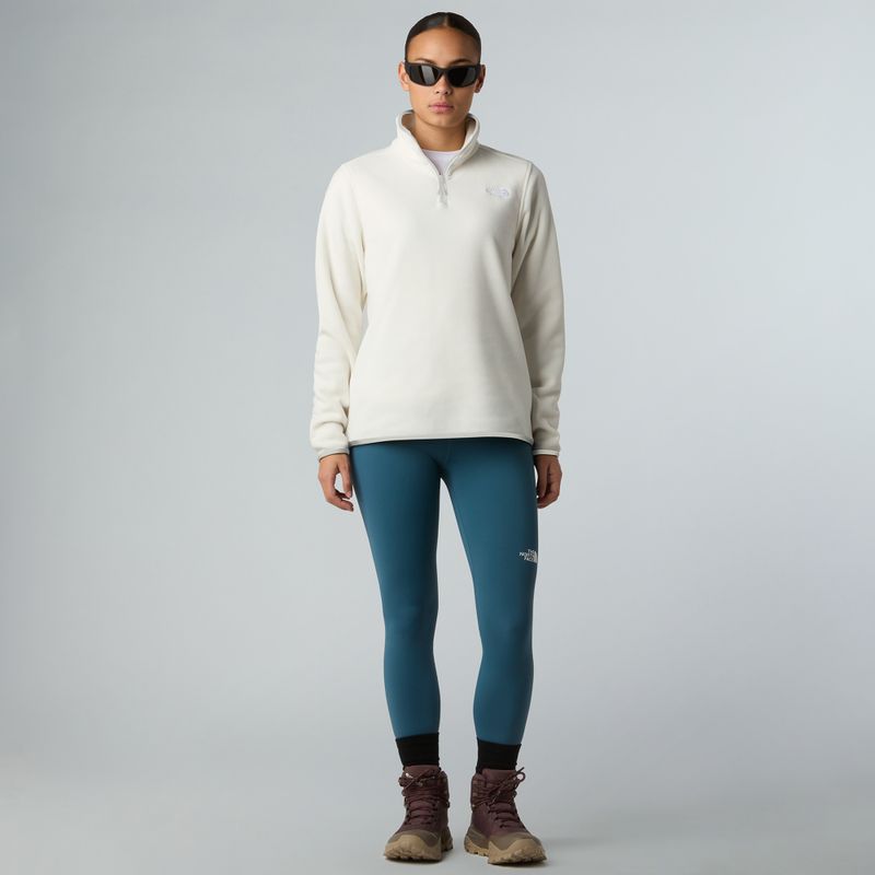 Bluza polarowa damska The North Face Glacier Fleece 1/4 Zip white dune 2