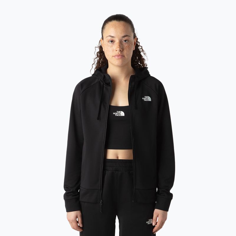 Bluza damska The North Face Reaxion 2.0 Hooded Full Zip black heather 4